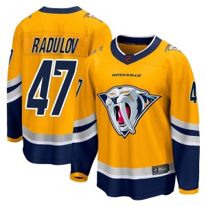 Alexander Radulov Youth Fanatics Branded Nashville Predators Breakaway Yellow Special Edition 2.0 Jersey