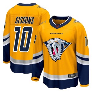 Colton Sissons Youth Fanatics Branded Nashville Predators Breakaway Yellow Special Edition 2.0 Jersey