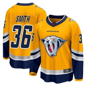 Cole Smith Youth Fanatics Branded Nashville Predators Breakaway Yellow Special Edition 2.0 Jersey
