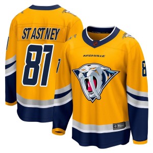 Spencer Stastney Youth Fanatics Branded Nashville Predators Breakaway Yellow Special Edition 2.0 Jersey