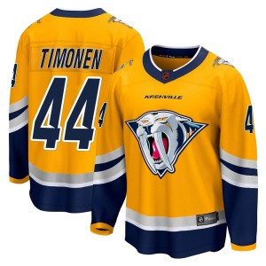 Kimmo Timonen Youth Fanatics Branded Nashville Predators Breakaway Yellow Special Edition 2.0 Jersey