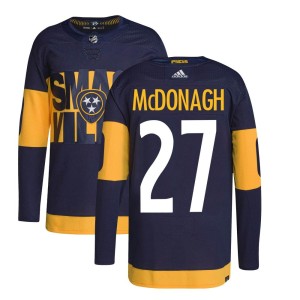 Ryan McDonagh Men's Adidas Nashville Predators Authentic Navy 2022 Stadium Series Primegreen Jersey
