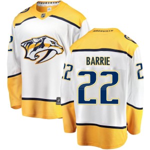 Tyson Barrie Youth Fanatics Branded Nashville Predators Breakaway White Away Jersey