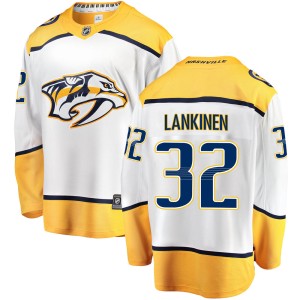 Kevin Lankinen Youth Fanatics Branded Nashville Predators Breakaway White Away Jersey