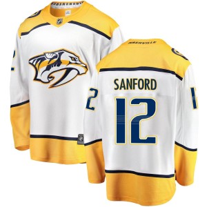 Zach Sanford Youth Fanatics Branded Nashville Predators Breakaway White Away Jersey