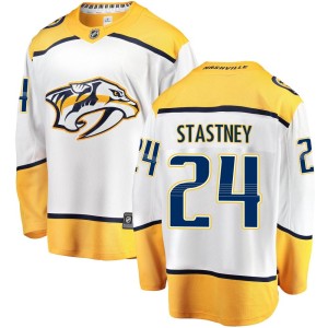 Spencer Stastney Youth Fanatics Branded Nashville Predators Breakaway White Away Jersey