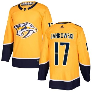 Mark Jankowski Youth Adidas Nashville Predators Authentic Gold Home Jersey