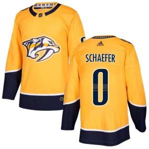 Reid Schaefer Youth Adidas Nashville Predators Authentic Gold Home Jersey