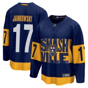 Mark Jankowski Youth Fanatics Branded Nashville Predators Breakaway Navy 2022 Stadium Series Jersey