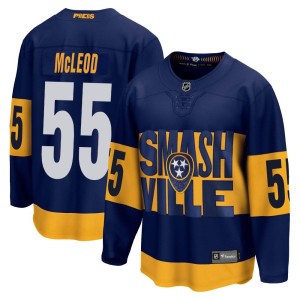 Cody Mcleod Youth Fanatics Branded Nashville Predators Breakaway Navy Cody McLeod 2022 Stadium Series Jersey