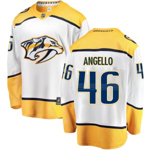 Anthony Angello Men's Fanatics Branded Nashville Predators Breakaway White Away Jersey