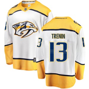 Yakov Trenin Men's Fanatics Branded Nashville Predators Breakaway White Away Jersey