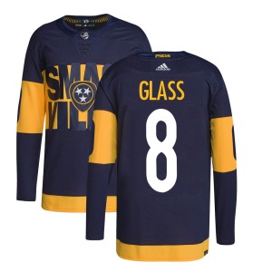 Cody Glass Youth Adidas Nashville Predators Authentic Navy 2022 Stadium Series Primegreen Jersey