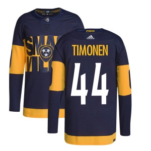 Kimmo Timonen Youth Adidas Nashville Predators Authentic Navy 2022 Stadium Series Primegreen Jersey