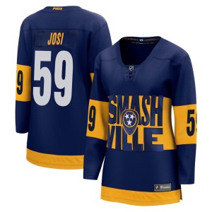 Roman Josi Women's Fanatics Branded Nashville Predators Breakaway Navy 2022 Stadium Series Jersey