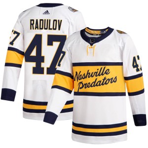 Alexander Radulov Youth Adidas Nashville Predators Authentic White 2020 Winter Classic Jersey