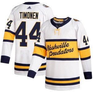 Kimmo Timonen Youth Adidas Nashville Predators Authentic White 2020 Winter Classic Jersey