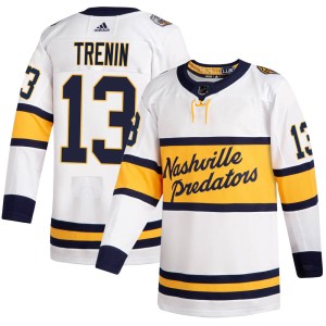 Yakov Trenin Youth Adidas Nashville Predators Authentic White 2020 Winter Classic Player Jersey
