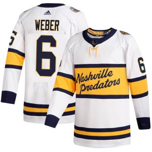 Shea Weber Youth Adidas Nashville Predators Authentic White 2020 Winter Classic Jersey