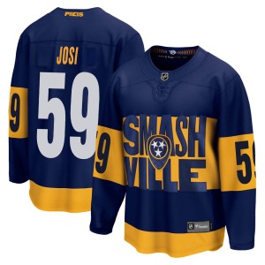 Roman Josi Men's Fanatics Branded Nashville Predators Breakaway Navy 2022 Stadium Series Jersey
