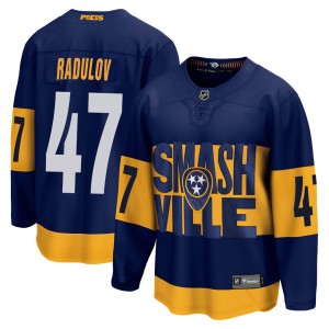 Alexander Radulov Men's Fanatics Branded Nashville Predators Breakaway Navy 2022 Stadium Series Jersey