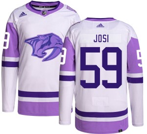 Roman Josi Youth Adidas Nashville Predators Authentic Hockey Fights Cancer Jersey