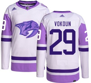Tomas Vokoun Youth Adidas Nashville Predators Authentic Hockey Fights Cancer Jersey