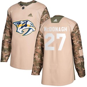 Ryan McDonagh Men's Adidas Nashville Predators Authentic Camo Veterans Day Practice Jersey