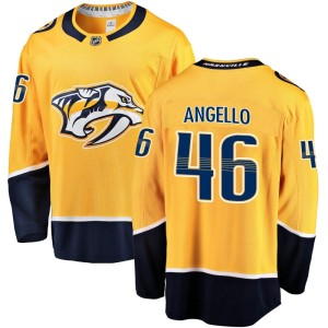 Anthony Angello Youth Fanatics Branded Nashville Predators Breakaway Gold Home Jersey