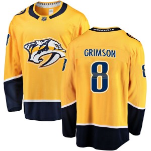 Stu Grimson Youth Fanatics Branded Nashville Predators Breakaway Gold Home Jersey