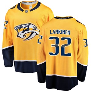 Kevin Lankinen Youth Fanatics Branded Nashville Predators Breakaway Gold Home Jersey