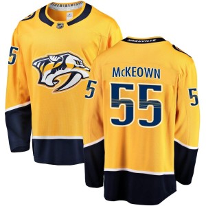 Roland McKeown Youth Fanatics Branded Nashville Predators Breakaway Gold Home Jersey