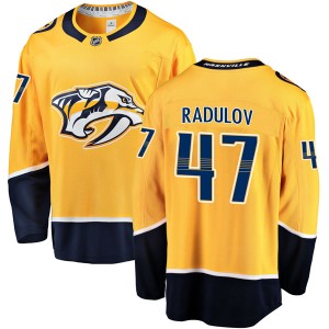 Alexander Radulov Youth Fanatics Branded Nashville Predators Breakaway Gold Home Jersey