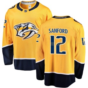 Zach Sanford Youth Fanatics Branded Nashville Predators Breakaway Gold Home Jersey