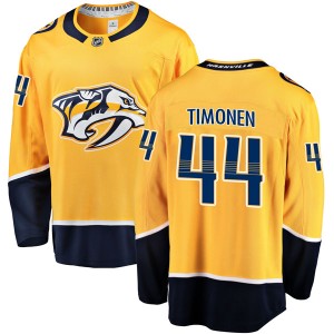 Kimmo Timonen Youth Fanatics Branded Nashville Predators Breakaway Gold Home Jersey