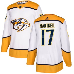 Scott Hartnell Youth Adidas Nashville Predators Authentic White Away Jersey