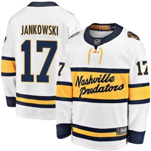 Mark Jankowski Youth Fanatics Branded Nashville Predators Breakaway White 2020 Winter Classic Player Jersey