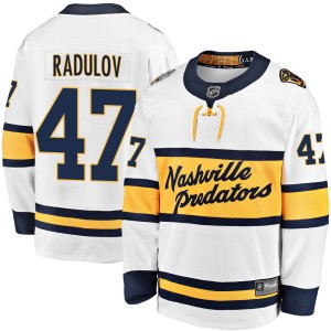 Alexander Radulov Youth Fanatics Branded Nashville Predators Breakaway White 2020 Winter Classic Jersey