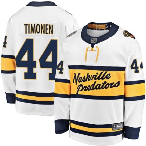 Kimmo Timonen Youth Fanatics Branded Nashville Predators Breakaway White 2020 Winter Classic Jersey